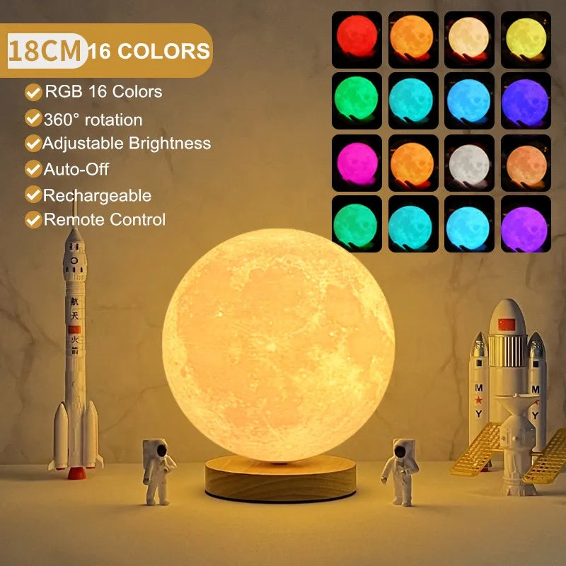 Floating Moon Lamp 3D
