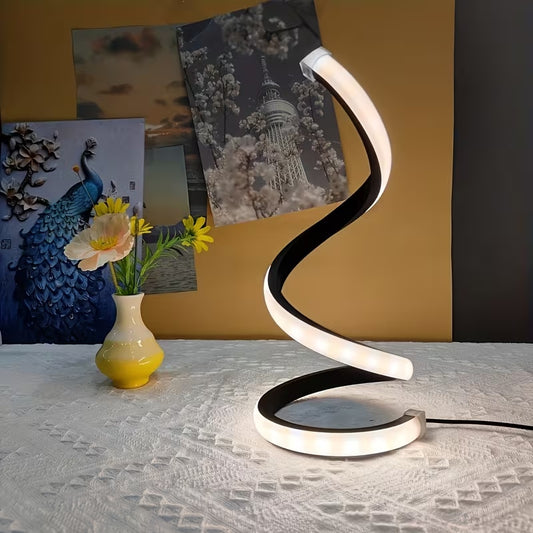 Spiral LED Desk Lamp Set