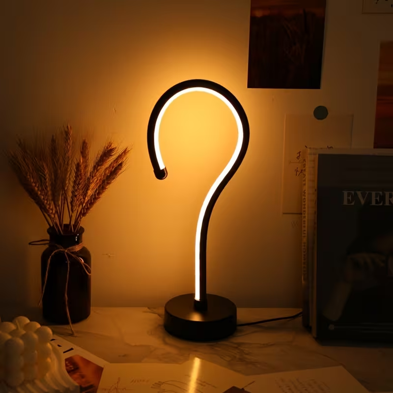 Question Mark Table Lamp Set