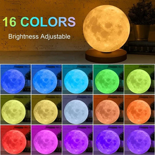 Floating Moon Lamp 3D