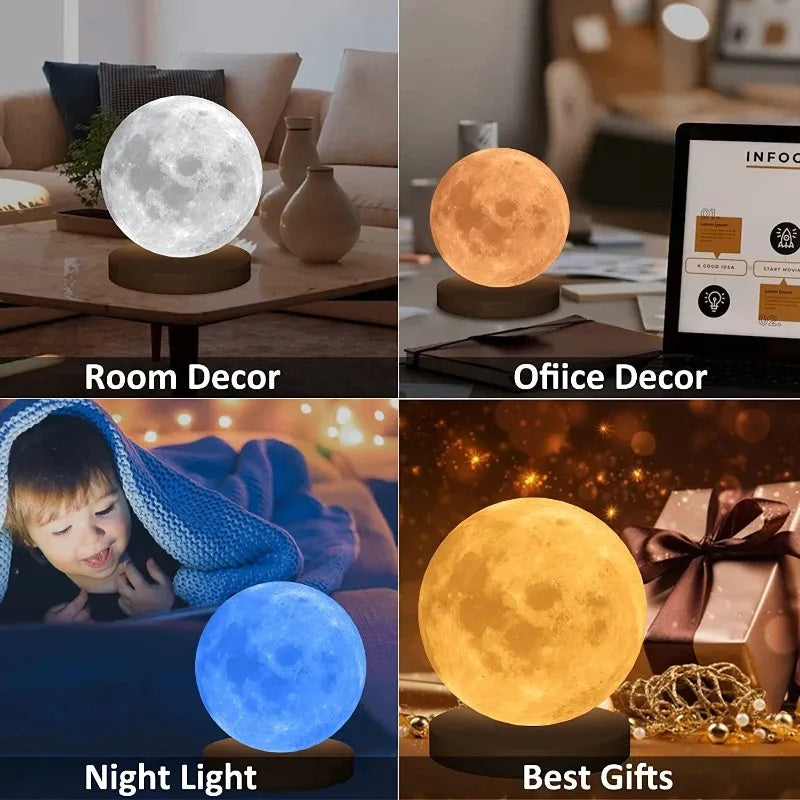 Floating Moon Lamp 3D