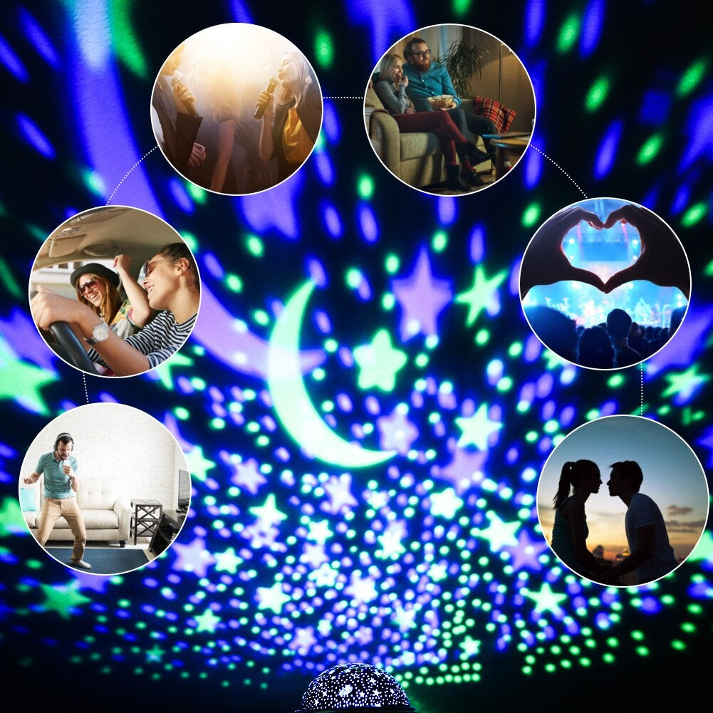 Galaxy Star Projector Night Light