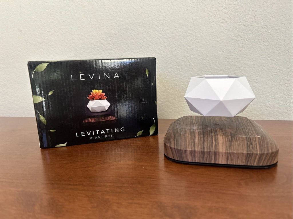 MistHaus Floating Plant Pot - Magnetic Levitation Planter