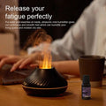 MistHaus Flame Humidifier - Volcanic Fire Effect Diffuser