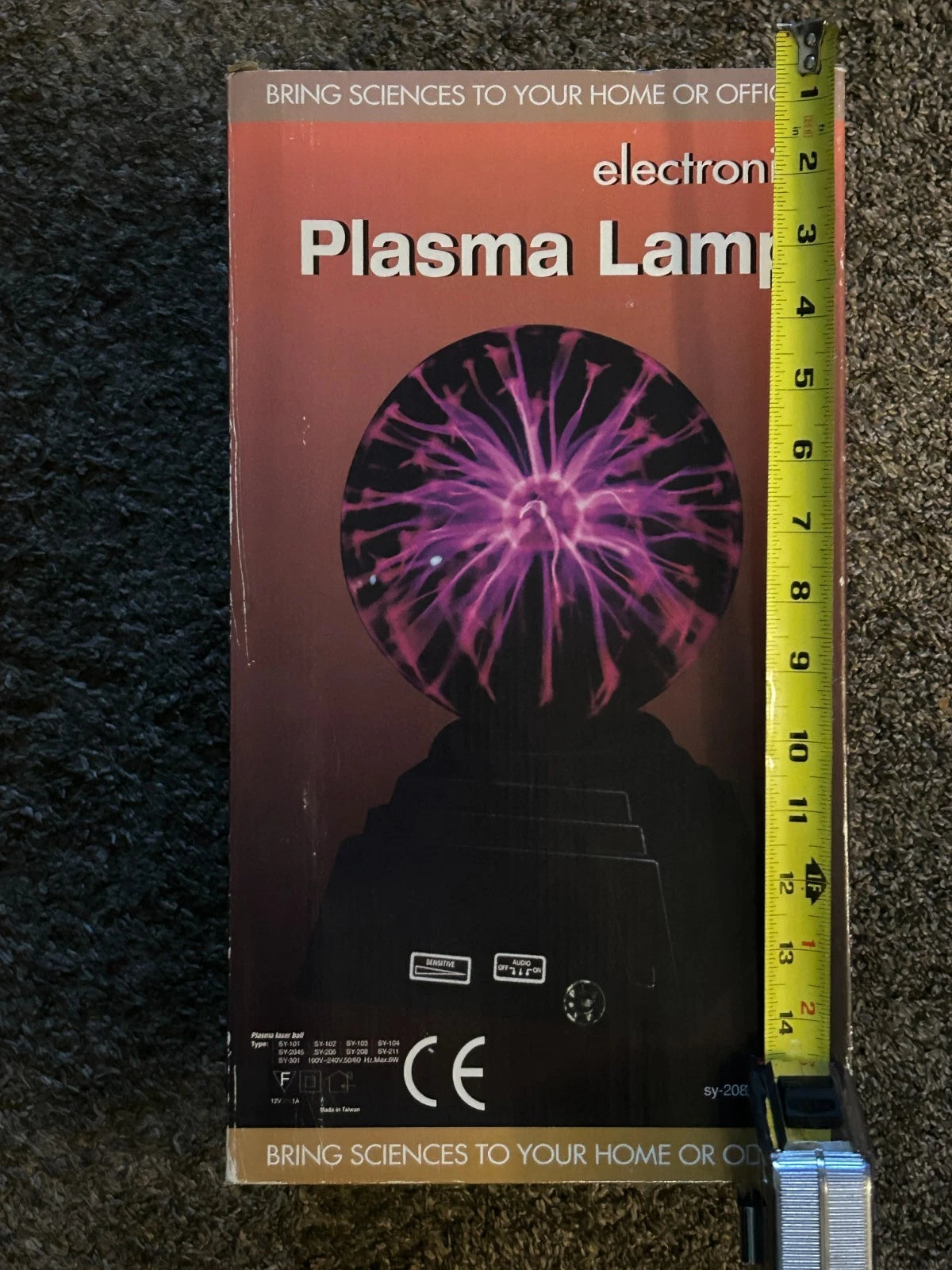 MistHaus Plasma Ball - Interactive Lightning Sphere