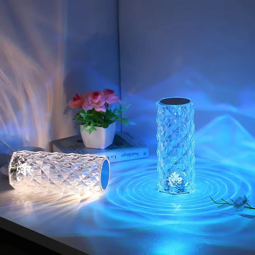 MistHaus Crystal Lamp - Touch Dimming LED Table Light