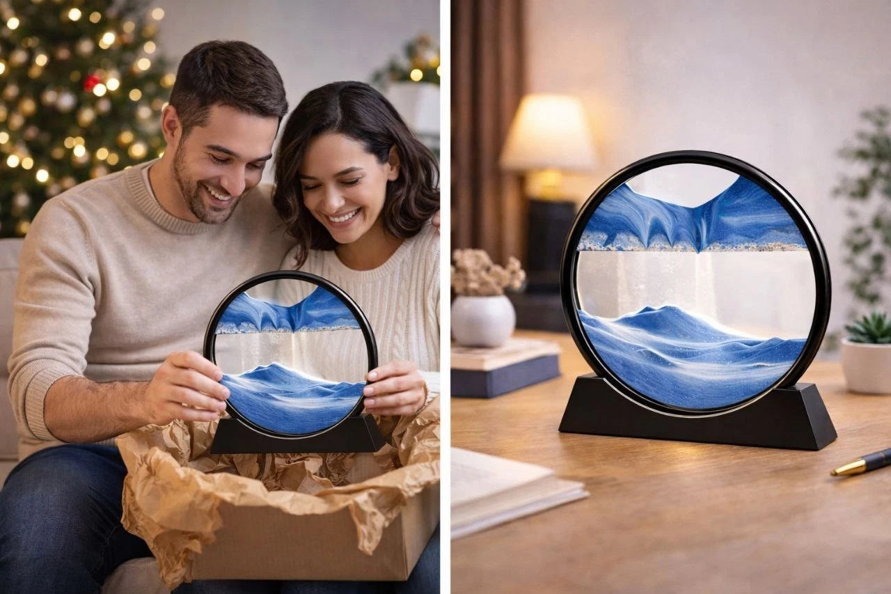 MistHaus Sand Art Frame - Moving Sand Picture