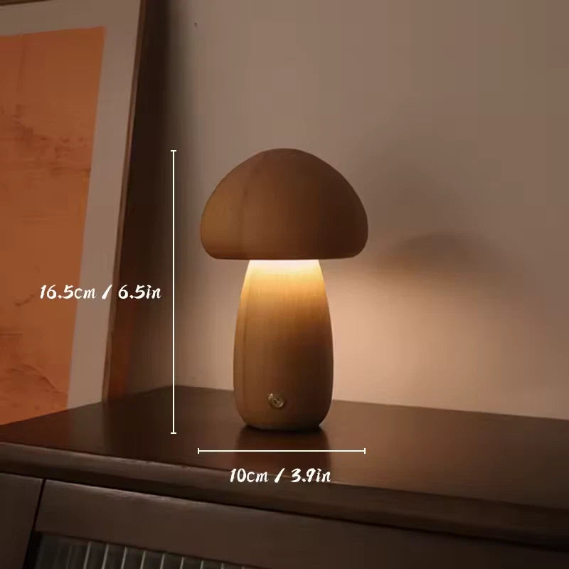 MistHaus Mushroom Night Light - Touch Sensor Lamp
