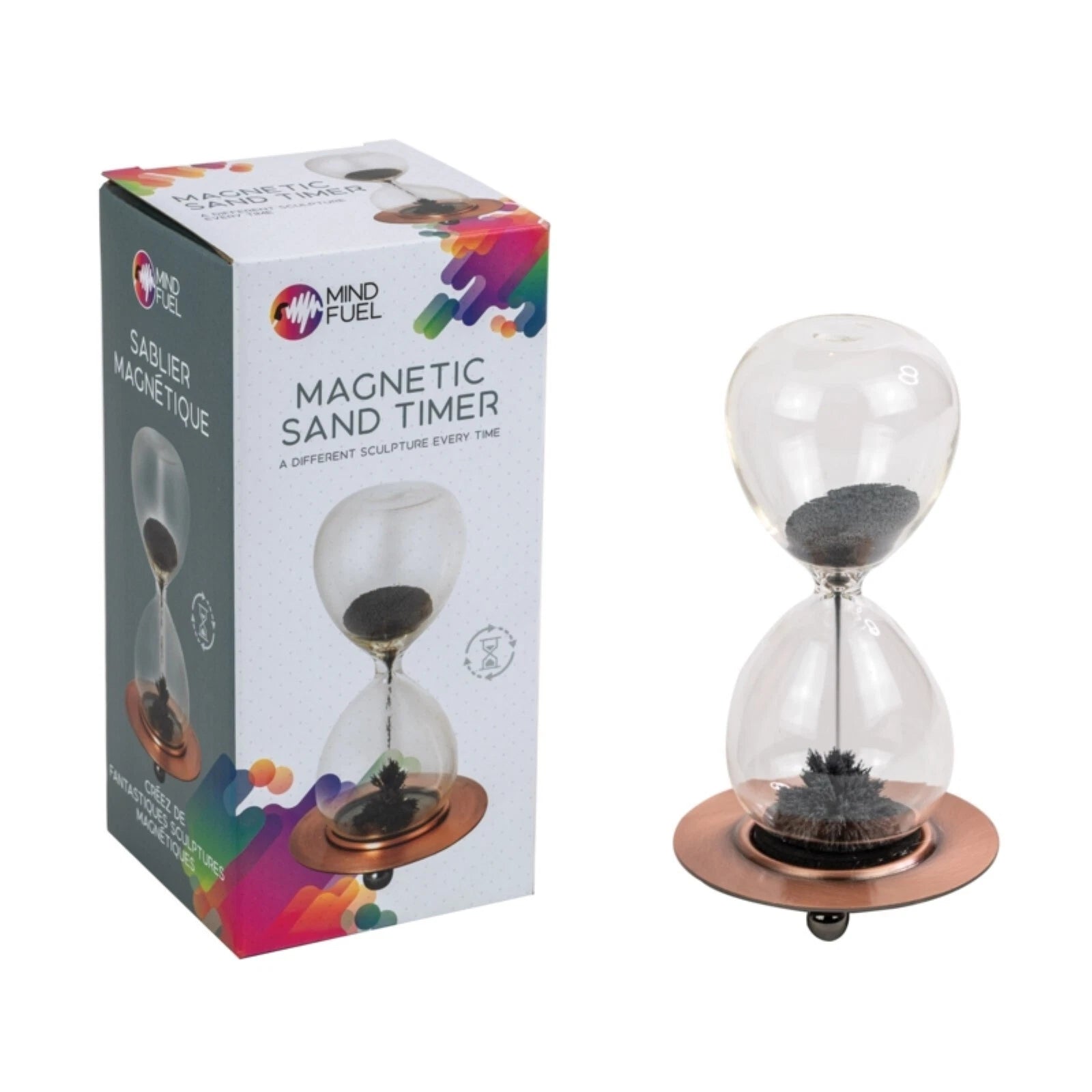 MistHaus Magnetic Hourglass - Desk Sculpture Timer